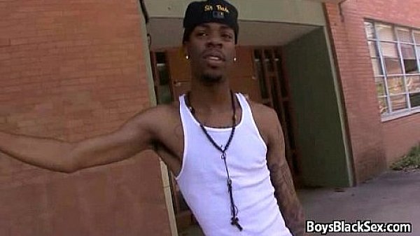 Blacks On Boys Bareback Gay Hardcore Fucking Video 20 