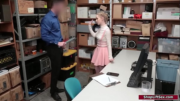 Play MP4 - Blonde babe gets punished for stealing