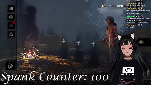 VTuber LewdNeko_Plays DBD and Gets Spanked Part_2