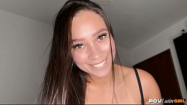 Colombian stepsister Daniela Andrea fucks you in POV with her big ass and tight pussy - POVLatinGirl 