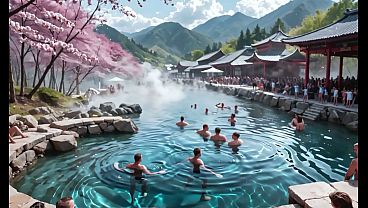 Nonton Heat Of The Hot-springs: Public Sex - Ai Interactive Video thumbnail