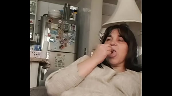 Stepmom Eating And Teasing Stepson By Touching Her Pussy thumbnail