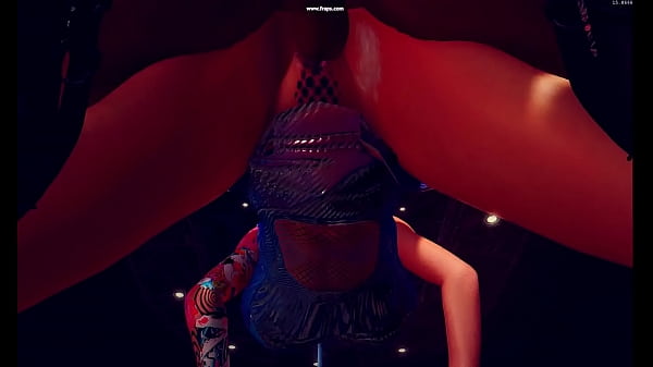 Blonde ebony slut takes BBC in the club 