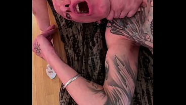 He jerks over my face like i'm his fuckdoll cumrag exploding ropes into my eyes