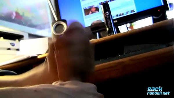 Ty Evans spurts hot cum on the table 