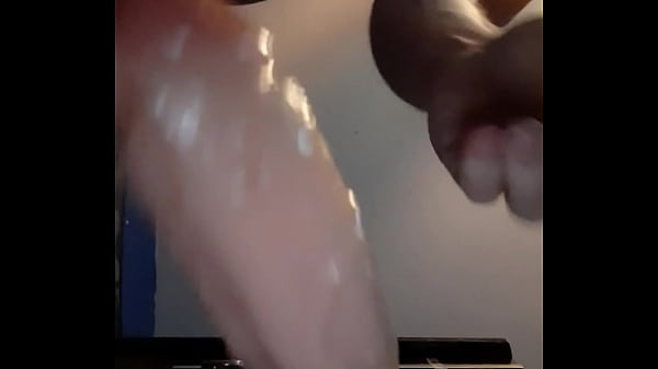 Big 12in dildo fuck deep 