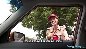 This mature server had never had sex with a stranger before public agent