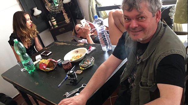 Close up big tits and big pussy lips in the porn pause