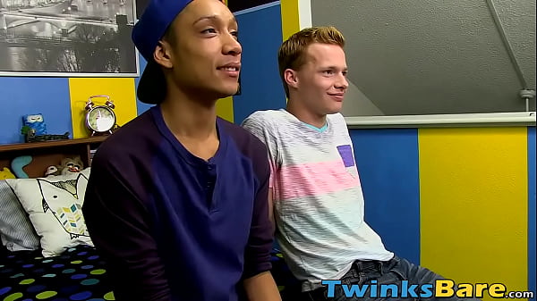 Big dicked Andrew Brenton has a true treat in a view of an adorable bottom twink Billy London. He slides his cock inside Billies asshole raw! 