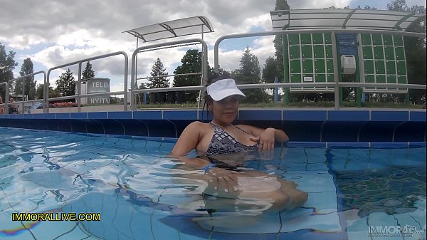 GORGEOUS THICK BABE from VENEZULA withAMAZING CURVES MEETS_& HIS BOY at FAMOUS BUDAPEST BATHS