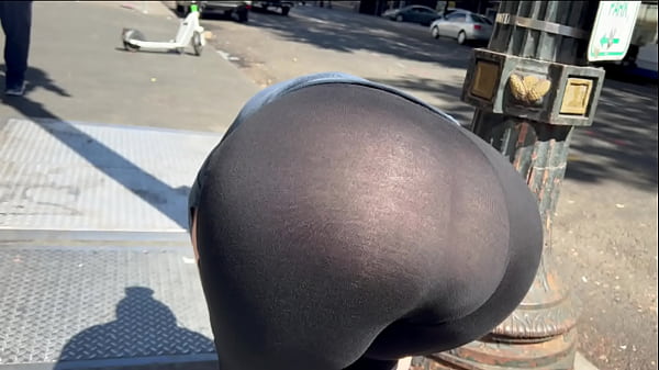 Bubble Butt Wedgie Candid City Streets