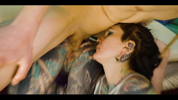 Inked up girls ass fuck double anal with a big cock