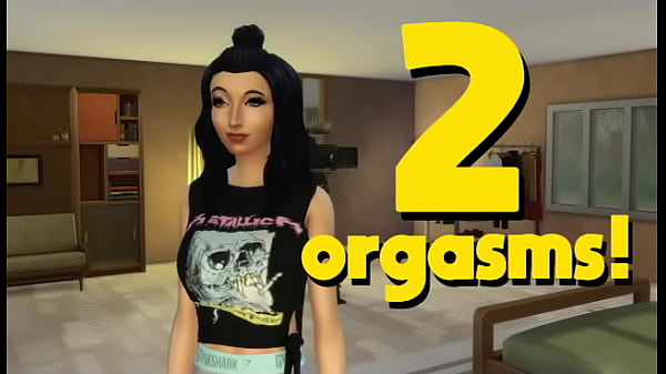 Rocker Babe fingers her pussy andSQUIRTSON THE_FLOOR Sims 4