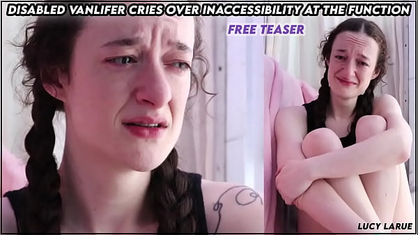 Disabled vanlifer cries over inaccessibility at the function