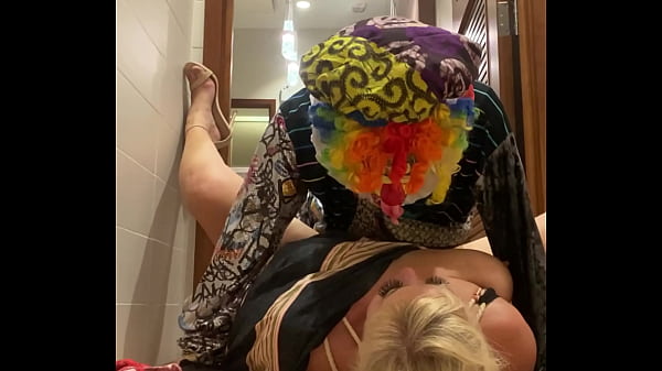 Milf_Lila Lovely Sucks And Fucks Gibby The Clown In A_Public Bathroom