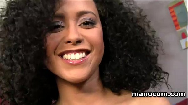 Sensual_mulatta_rubbing_horny shaft against her_soft pussy