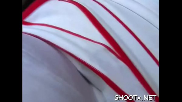 Examening her throat and slit 