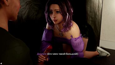 Game: FreshWomen, Episode 7 - Having sex with girlfriend under the desk in the dean's office before anyone catches us (russian voice) 