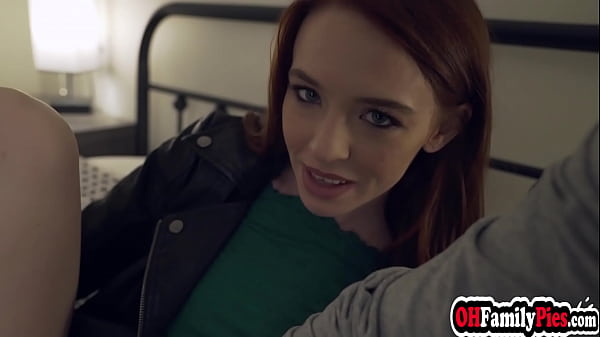 Play MP4 - Redhead teen troublemaker Madi Collins moaning on stepbrothers big cock