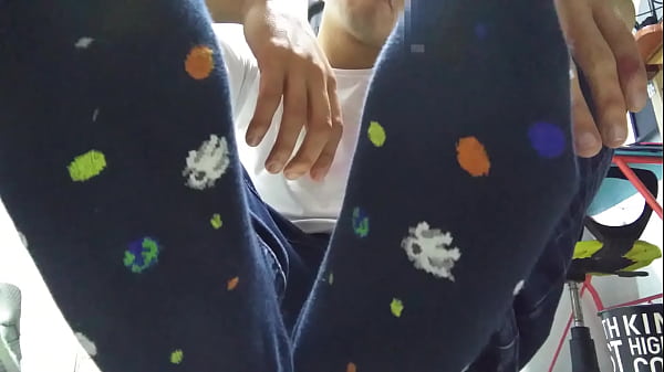 Sweaty black socks and size 9.5 feet 