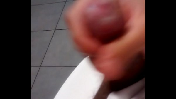 Nick Miller in public bathroom wanks it_to pass the_time