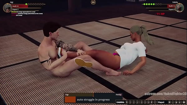 Gigi VSFelicity Naked_Fighter_3D