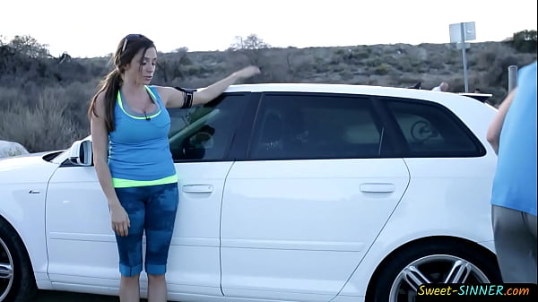 Classy teendeepthroats before riding her BF