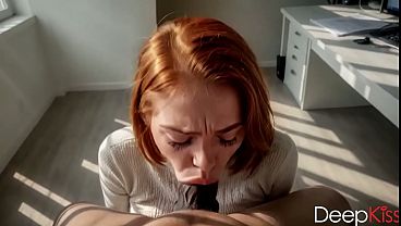 A Cute Assistant Gives Her Boss A Blowjob In Exchange For A Raise [ai] thumbnail