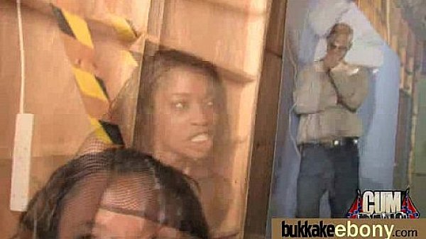 Busty black babe bubble bath group cocksuck 13 