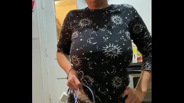 AnnaMaria mature Latina black workout apparel part_1