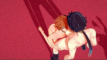 Genshin Impact Yaoi - Tartaglia Lick Balls And Fucked By Zhongli thumbnail
