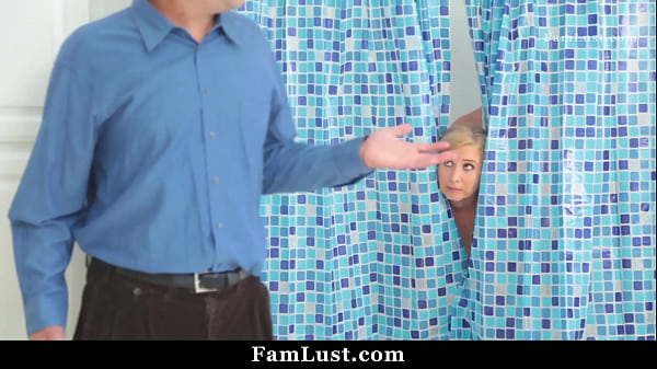 Play MP4 - My Stepmom Thought It Was Her Husband Behind the Curtains in The Bathroom - Famlust