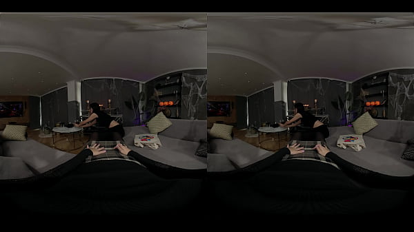 Halloween Threesome with Her_Best Friend and_a Vampire