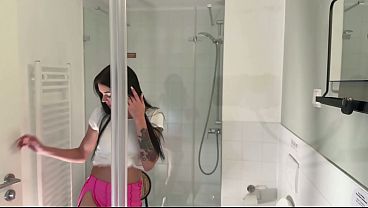 Nonton The Short Skirt Is Cut To Flash Her Ass And What Is Underneath For The Hottest Brunette Beautiful College Slut thumbnail