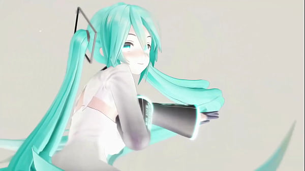 Hatsune Miku Undress Dance_Hentai Vocaloid_Mmd 3D Clear Blue Hair CLIP