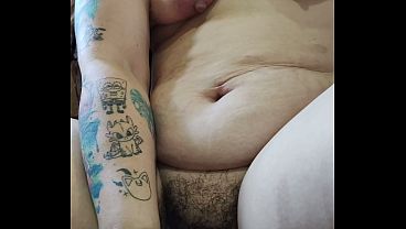 Curious Goddess - Hot Milf Brunette Small Tits Hairy Pussy Dildo Masturbation thumbnail