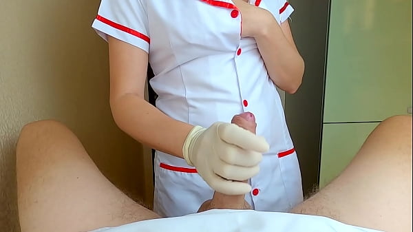 Hot nurse suck clients dick blowjob and with cum in mouth