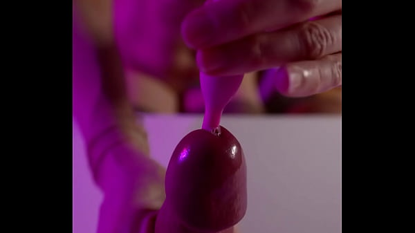 The most beautiful blowjob and masturbation of a bound member with a fuck in the urethra 