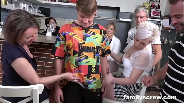 Son learns how to fuck from caring family