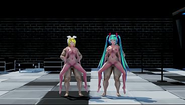 Nonton 【mmd】miku Rin Roki Sex Dance thumbnail