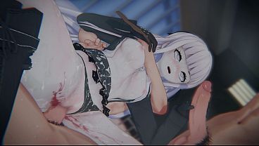 [Danganronpa] Kirigiri'_s "_ULTIMATE INTERROGATION"_: Sandwich DP, Handjob &_ Pregnant (4K/60FPS)