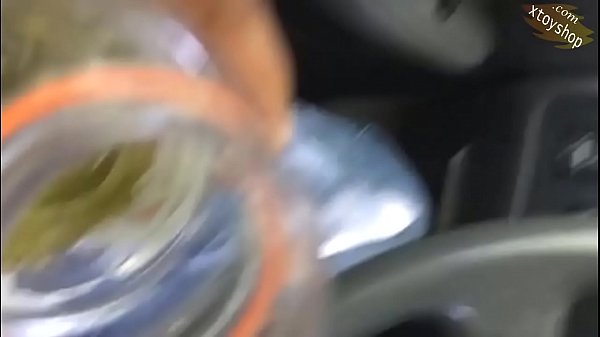 Hot Young Man Pisses In A Gatorade Bottle In His Car
