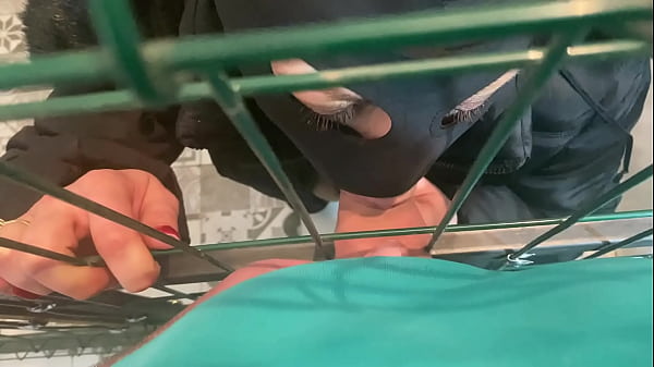 Caged & Collared In Black Downjacket &ndash; Blowjob, Doggy & Cum Finish thumbnail