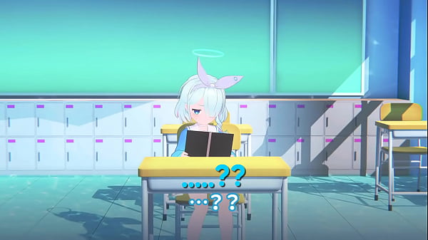 블루 아카이브 아로나 채널 8 학교 놀이