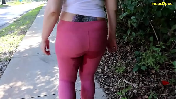 Whitney Morgan Wetting Her Spandex Outside In Public thumbnail