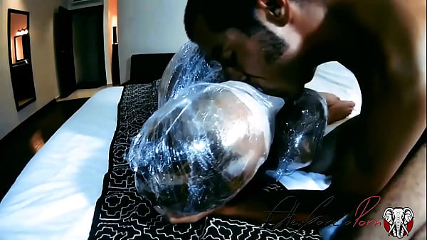 Agac Skinny Girl Is Taked In Plastic And A Weird Guy Make Her Suck His Cock Porn In Spanish thumbnail