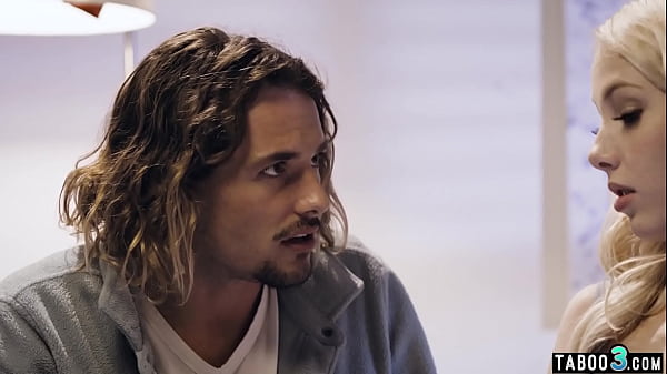 Skinny blonde teen slut with small tits riding on a big dick 