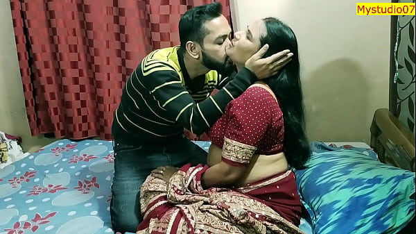 Indian xxxmilf bhabhi real sex with husband close friend! Clear_hindi audio