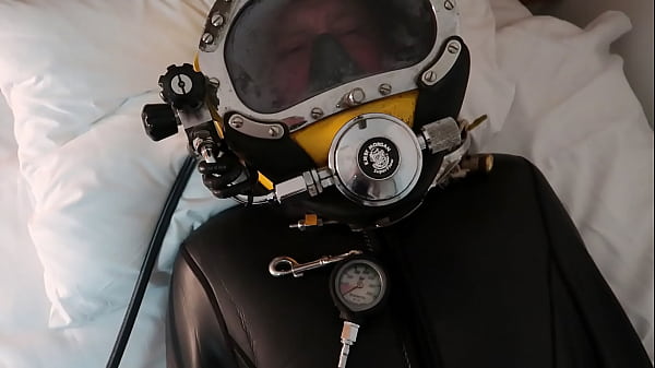 Neoprene Sleepsack and Diver Helmet 1