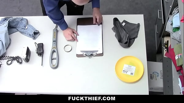 Security Guard Fucks_Shoplifter Teen in_The Security Room - Lilly Bell - FuckThief